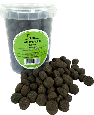 Hondensnack I AM Lam Knikkers - Gezonde Tussendoortje - 300 Gr