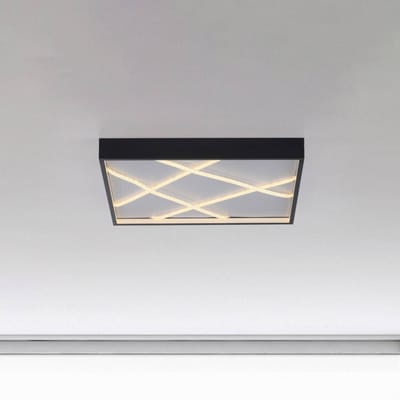 JUST LIGHT. GmbH JUST LIGHT. LED plafondlamp Mikado, 50 x 50 cm, zwart
