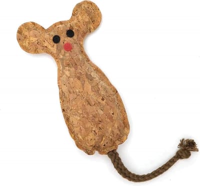 Nobleza Kattenspeeltje met Kattenkruid - Natuurlijk Geperst Hout met Veren - Speelgoed voor Katten