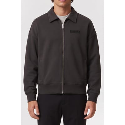 Calvin Klein Long Sleeve Waffle-lined Premium Top Pirate Black Taglia: M | Maglioni a maglia Outlet | Uomo | Nero