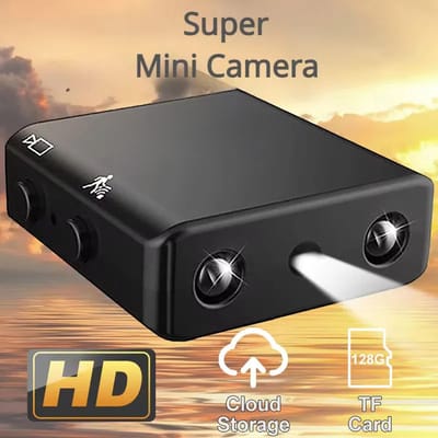 Mini Verborgen Camera met WiFi – Full HD 1080P Nachtzicht Beveiligingscamera met IR-CUT | Draadloze Spycam, Bewegingsdetectie, IP Camera en Videorecorder voor Thuis en Kantoor