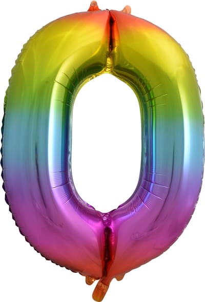 Folieballon 34" nmr. 0 - Regenboog