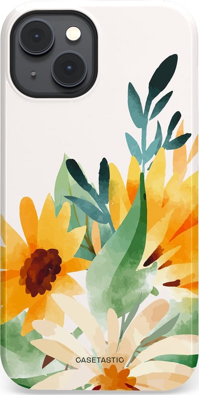 Casetastic Hoesje Geschikt voor Apple iPhone 14 Plus Magsafe - Stijlvolle Beschermende Duo-layer Case - Zomergloed