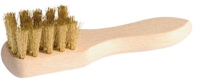 Suède borstel - 12 cm - Met handvat redecker