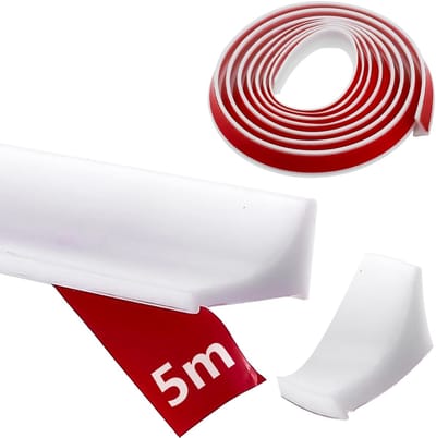 Dailygoods- Douchestrip Zelfklevend Waterkering - Douchedorpel - Douchedeurafdichting - Waterdicht - Flexibel - Hoogwaardig TPE Materiaal - Waterdichting