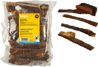 Boomy - Hondensnacks - Pensstaafjes - 100% Gedroogde runderpens - Natuurlijke kauwsnacks voor honden - 2 x 500g