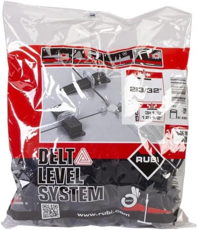 Tegelkruis Systeem - Nivelleringskruis Tegels - Tegels Egaliseren - Dubbele Binding - 3-12 mm 200 stuks - Wit
