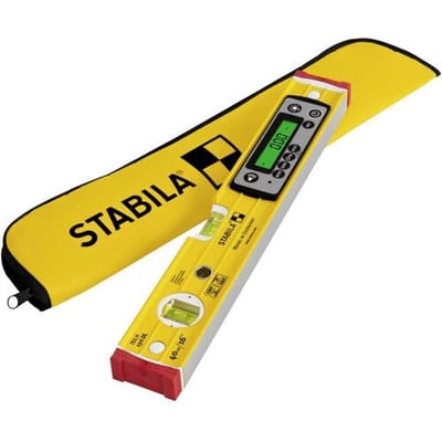 Stabila TECH 196 DL 19830 Digitale waterpas Incl. anti-slip, Incl. tas 40 cm 90 ° 0.5 mm/m