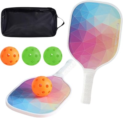 Paddles voor Volwassenen - Trainingsset Buitensport - Actief Spel Buiten - Lichtgewicht Houten Kern
