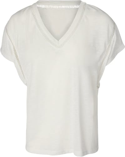 Brunotti - Duya - T-Shirt Cream - Dames - 100% Slubkatoen - Relaxed Fit - XL