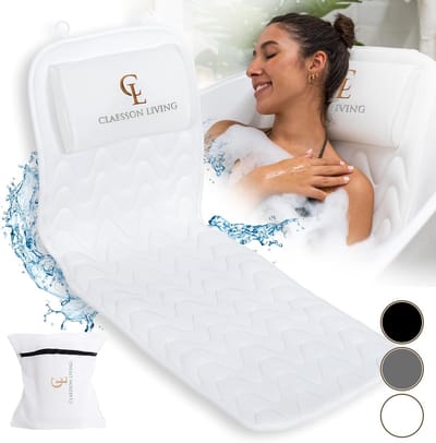 Badkussen voor het hele lichaam - Hoofdsteun en zuignappen - Luxe badkussens - Voor ontspanning en comfort
