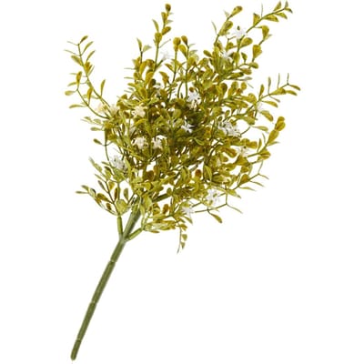 Bloemenpluk met groen - Cream