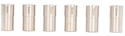 Boorgatbush set 8 delig - zelfcentrerende dowel jig set - 6 maten - precisie boren in platen - ShopVlot