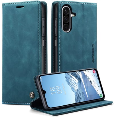 CaseMe Hoesje - Geschikt voor Samsung Galaxy A37 Hoesje - CaseMe 013 Book Case - Blauw
