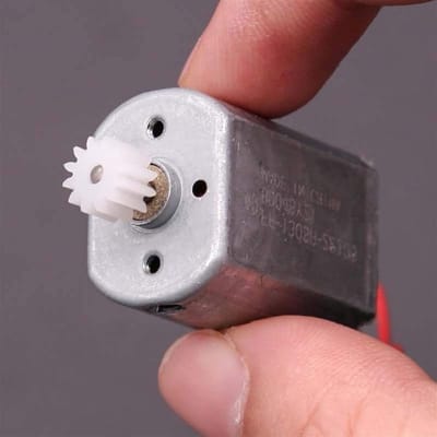 Kleine DC Motor - Miniatuur Vierwielmotor - Hobby Projecten - Hoge Slijtvastheid - 25mm Lengte - Metaal