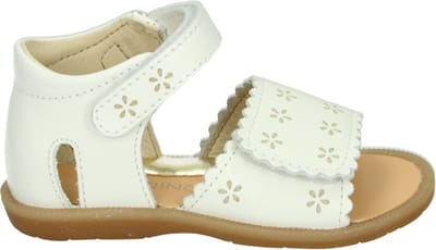 Falcotto - MAYA 2 - SandalenMeisjesKindersandalen - Kleur: Wit/beige - Maat: 21