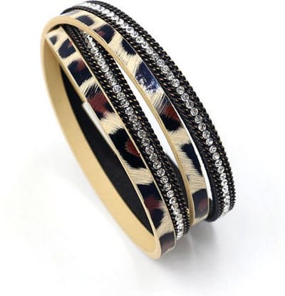 Montebello Armband Elmas - PU leer - 10mm - 18.5cm