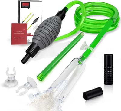 SVN®Aquarium Stofzuiger - Bodemreiniger - Gravel Cleaner – Groen - ‎29cm x 16cm x 8cm