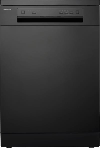 Inventum VVW6046AB energiezuinige vaatwasser - 14 couverts - Besteklade-Bestekmand - Stil: 42 dB - 7 programma’s - Deur opent automatisch - Startuitstel - Energielabel B - Vrijstaand - Zwart