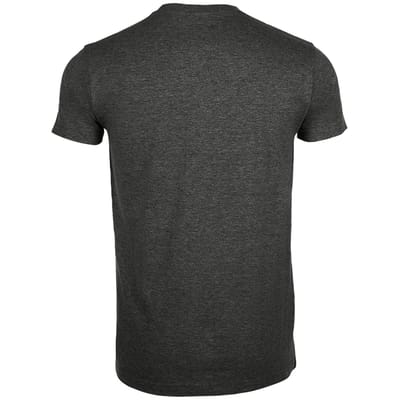 SOLS Heren Imperial Slim Fit T-Shirt met korte mouwen (Houtskool mergel)