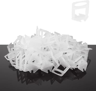 500 Stukjes 3 mm Tegelnivelleersysteem, Transparant Plastic Nivelleersysteem, Tegelhulpmiddelen, Tegelgereedschap, Nivelleren, Tegelleggen, Hoogte 6-15 mm