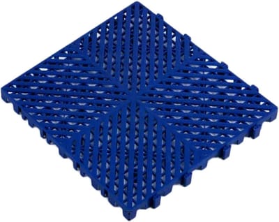 Vloertegels - Drainage Tegels - Veilig Buiten - In elkaar grijpend Ontwerp - 40 x 40 cm - Blauw