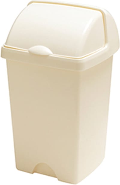 Afvalbak 'Nox' - Roll Top Prullenbak - 25 liter - Crème