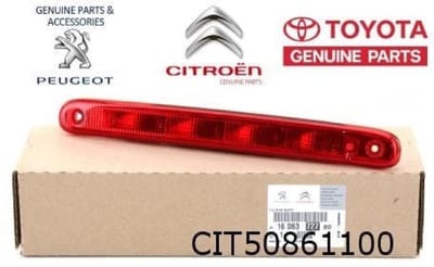 Peugeot 107/ Citroën C1/ Toyota Aygo derde remlicht (met sproeier) Origineel! 815700H010 (Bekijk de beschrijving voor de bijbehorende jaartallen bij de autotypes)