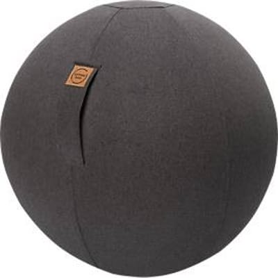 Zitbal FELT, vilt-imitatie 100% polyester, afwasbaar, scheurvast, draaglus, antraciet