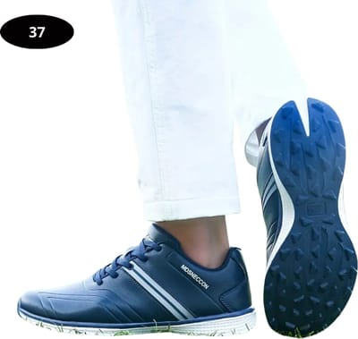 Bovista Golfschoenen Heren - Sneakers - Golfkleding - Golfschoenen Antislip - Waterdicht - Golfen - Marineblauw 37