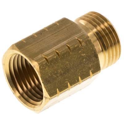 G 3/8'' x 3/8'' NPT M/F Messing Verloopring 16 Bar - Hydrauliek