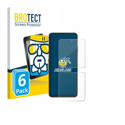Screenprotector 6 Stuks voor ZTE Nubia Flip 2 Beschermglas transparant