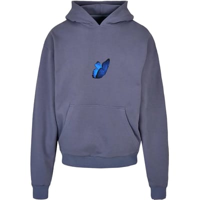 Mister Tee - Le Papillon Heavy Oversize Hoodie/trui - XL - Blauw