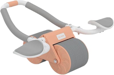 Abdominale Roller - Buikspierroller Trainingswiel - Kracht Opbouwen - Met Elleboogsteun - 1 Stuk - Zwart