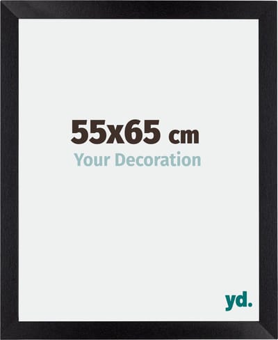 Your Decoration - Fotolijst 55x65 cm - MDF - Zwart Mat - Mura