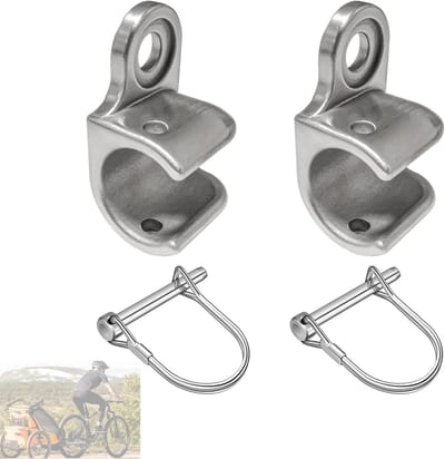 Fietsaanhangwagen Koppeling met Veiligheidspen voor Hondenaanhangwagen en Lastenaanhangwagen, Duurzaam en Betrouwbaar