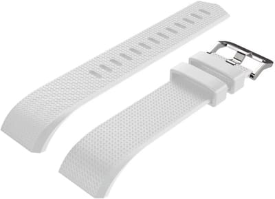 Wit bandje geschikt voor Fitbit - Horlogebandje - Bandje geschikt voor Fitbit - Fitbit Charge 2 Sportbandje - Wit - Small - Horlogeband - Excl. fitbit - Armband -Polsband - Stappenteller - CHPN