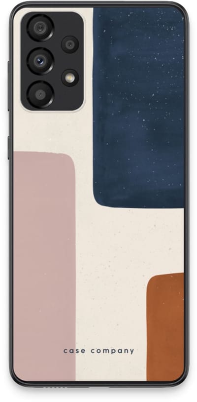 Case Company® - Hoesje geschikt voor Samsung Galaxy A33 5G hoesje - Geo #5 - Soft Cover Telefoonhoesje - Bescherming aan alle Kanten en Schermrand