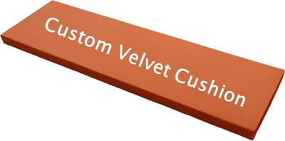 Antislip Zitkussen - Buitenbank Kussen - Terras en Tuin - Dik Schuimrubber - 40 x 177 cm - Pompoen Oranje