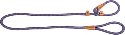 Animal Boulevard SCHOOL LEASH - Slipriem - Retrieverlijn - Stroplijn - Trainingslijn - Met Dubbele Stop - Purper - 180x1,5 cm