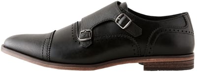 Next - Heren - Monnikschoenen met dubbele gesp en neusstuk - Zwart