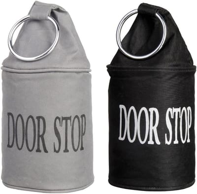Deurstopper met ring - Vloerstopper - Deuren Open Houden - Gevuld met zand - 23.88 x 19.81 cm