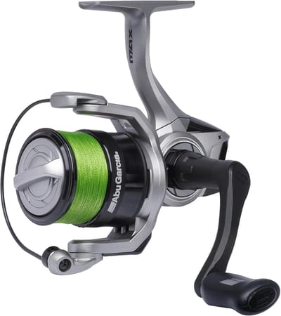 Spinning Reel Met Lijn Voor Zoetwatervissen Snoekbaars Baars Robuust Robuust Aluminium Spoel
