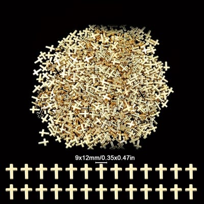 VANDAAG VERZONDEN - Kralen - Kruis - 200 stuks - Goud - Christelijk - Ketting Armband Sieraad DIY