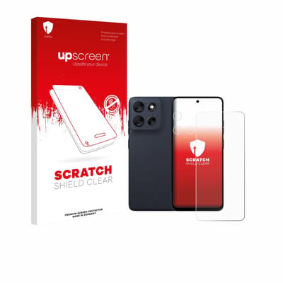 upscreen - Screenprotector voor Motorola Moto G56 (Voor+Camera) - Folie Beschermfolie transparant
