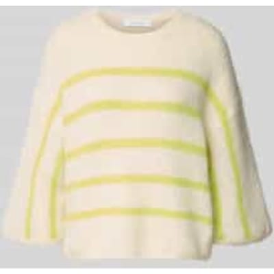 Gebreide pullover met 3/4-mouwen