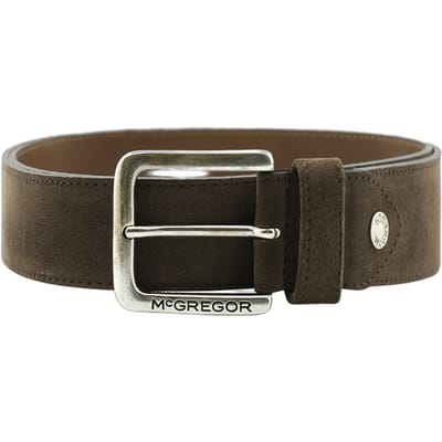 McGregor Suede Belt Dark Brown Size: 105 | Belts Outlet | Heren | Bruin