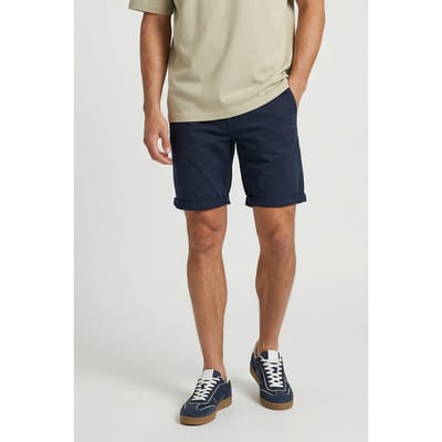 Cars Jeans Duco Short Chino Navy Maat: XL | Korte Broeken Outlet | Heren | Blauw