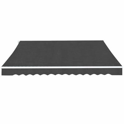 vidaXL - Luifel - handmatig - uittrekbaar - 500 - cm - antraciet