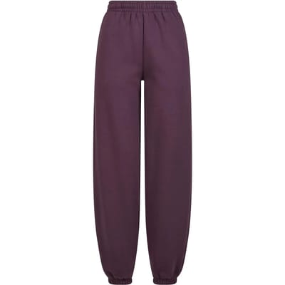 Urban Classics - Fluffy Dames joggingbroek - L - Paars